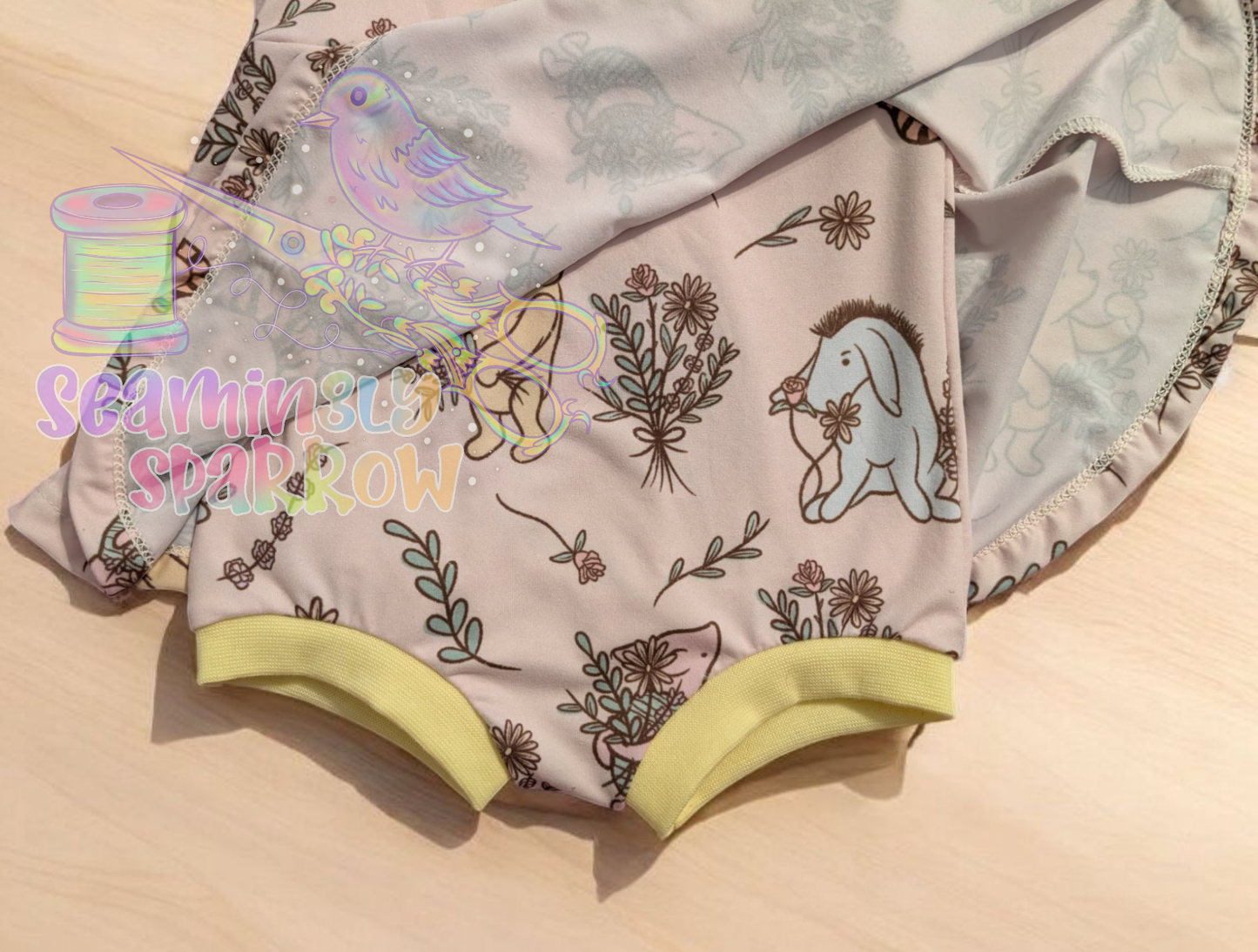 Floral Hunny Bear - Brielle Skirted Leo