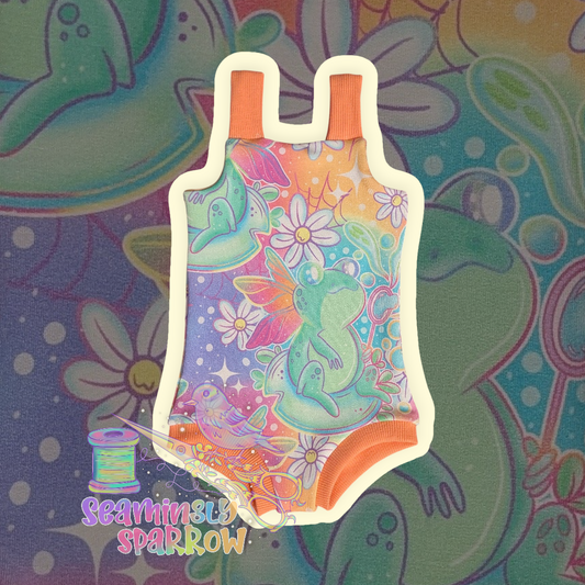 Bonnie Leo (Bamboo) - Pastel Frogs