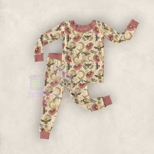 Blooms + Bees - Two Piece Set